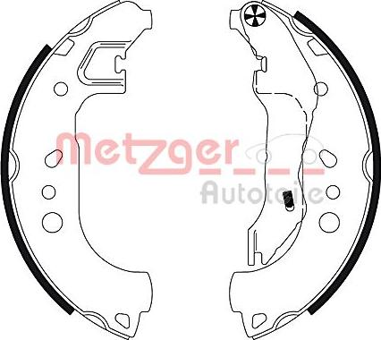 Metzger MG 132 - Komplet kočnica, bubanj kočnice www.molydon.hr