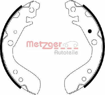 Metzger MG 830 - Komplet kočnica, bubanj kočnice www.molydon.hr