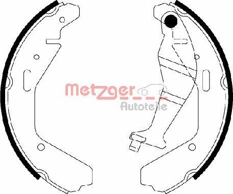 Metzger MG 829 - Komplet kočnica, bubanj kočnice www.molydon.hr