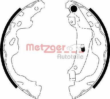 Metzger MG 209 - Komplet kočnica, bubanj kočnice www.molydon.hr