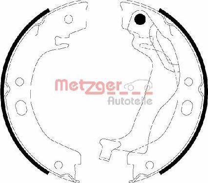 Metzger MG 212 - Komplet kočionih obloga, rucna kočnica www.molydon.hr