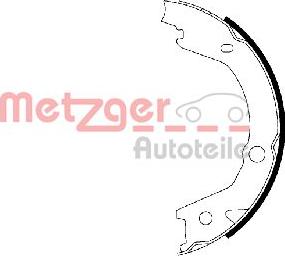 Metzger MG 225 - Komplet kočionih obloga, rucna kočnica www.molydon.hr