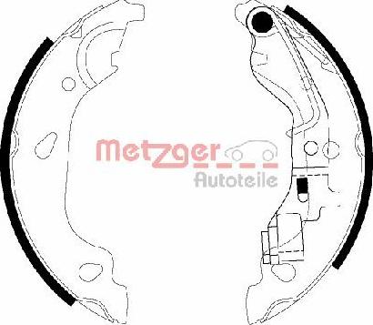 Metzger MG 738 - Komplet kočnica, bubanj kočnice www.molydon.hr