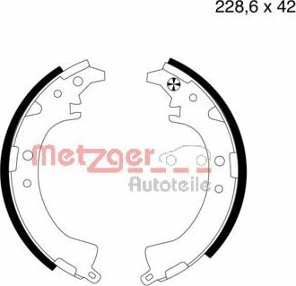 Metzger MG 729 - Komplet kočnica, bubanj kočnice www.molydon.hr