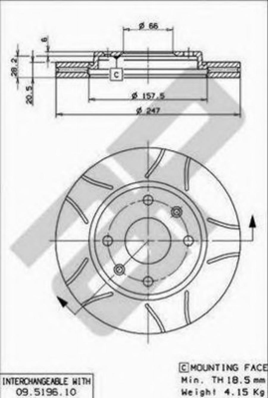 Metzger X24249 - Kočioni disk www.molydon.hr