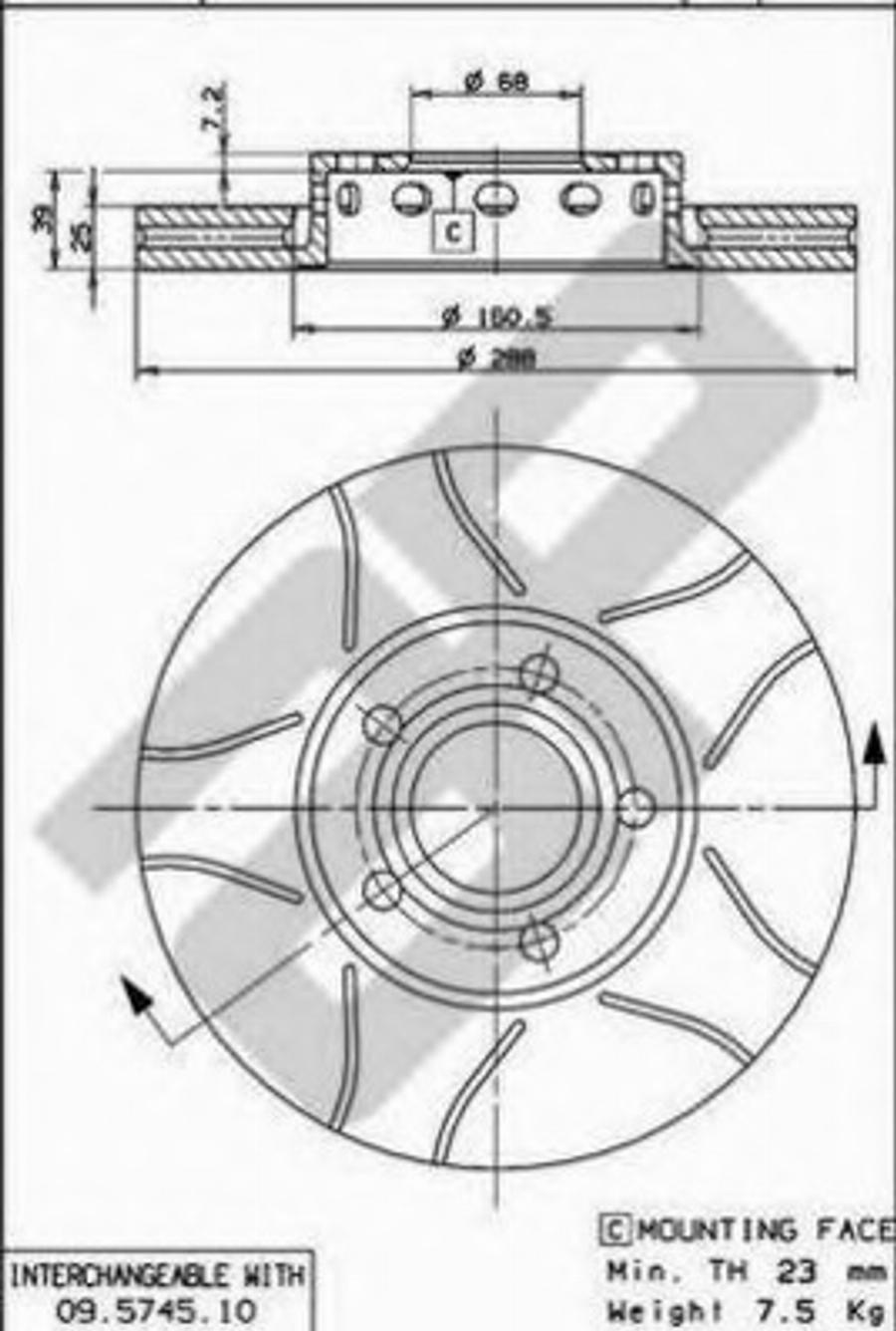 Metzger X25046 - Kočioni disk www.molydon.hr