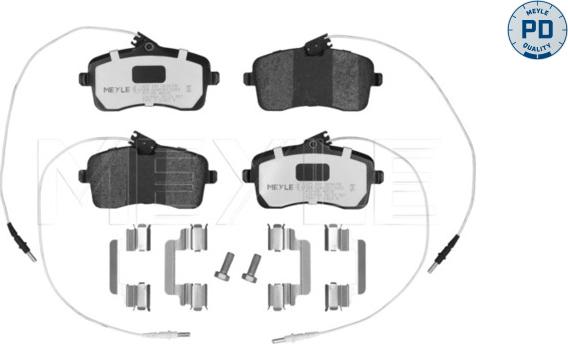 Meyle 025 241 3418/PD - Komplet Pločica, disk-kočnica www.molydon.hr