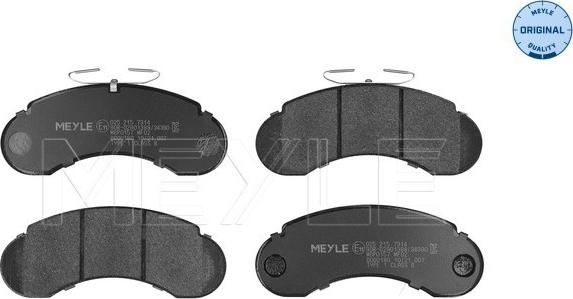 Meyle 025 215 7314 - Komplet Pločica, disk-kočnica www.molydon.hr