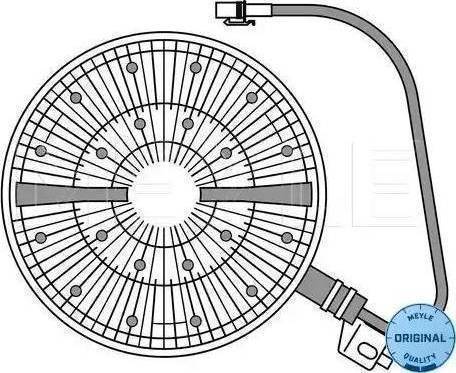 Meyle 534 234 0012 - kvačilo, ventilator hladnjaka www.molydon.hr