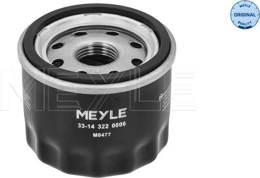 Meyle 33-14 322 0006 - Filter za ulje www.molydon.hr