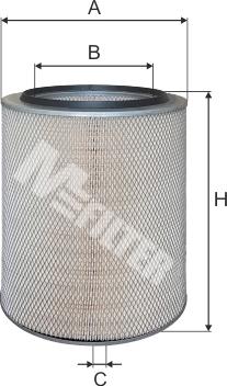 Mfilter A 153 - Filter za zrak www.molydon.hr