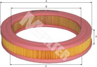 Mfilter A 114 - Filter za zrak www.molydon.hr