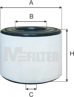 Mfilter A 8088 - Filter za zrak www.molydon.hr