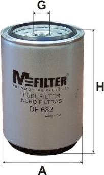 Mfilter DF 683 - Filter za gorivo www.molydon.hr