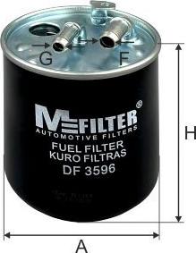 Mfilter DF 3596 - Filter za gorivo www.molydon.hr