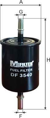 Mfilter DF 3540 - Filter za gorivo www.molydon.hr
