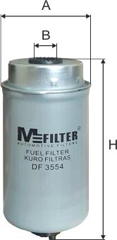 Mfilter DF 3554 - Filter za gorivo www.molydon.hr
