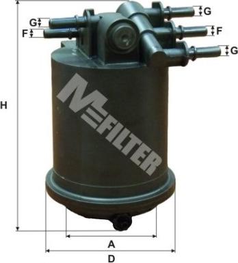 Mfilter DF 3517 - Filter za gorivo www.molydon.hr