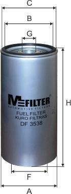 Mfilter DF 3538 - Filter za gorivo www.molydon.hr