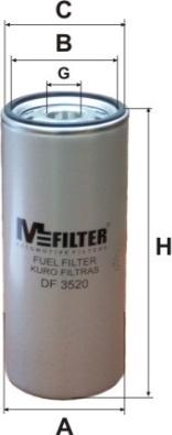 Mfilter DF 3520 - Filter za gorivo www.molydon.hr