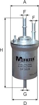 Mfilter DF3528 - Filter za gorivo www.molydon.hr