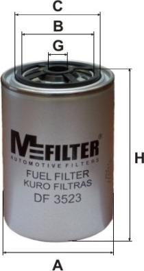 Mfilter DF 3523 - Filter za gorivo www.molydon.hr