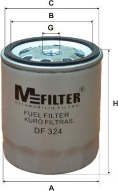 Mfilter DF 324 - Filter za gorivo www.molydon.hr