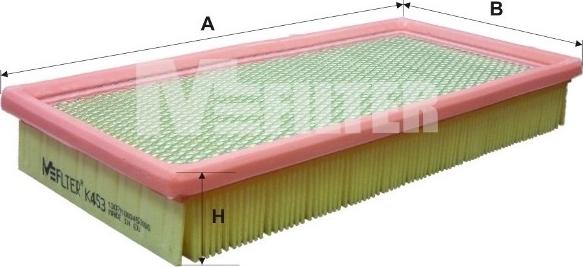 Mfilter K 453 - Filter za zrak www.molydon.hr