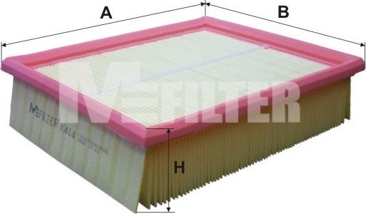 Mfilter K 414 - Filter za zrak www.molydon.hr