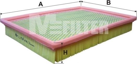 Mfilter K 413 - Filter za zrak www.molydon.hr