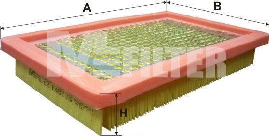 Mfilter K 482 - Filter za zrak www.molydon.hr