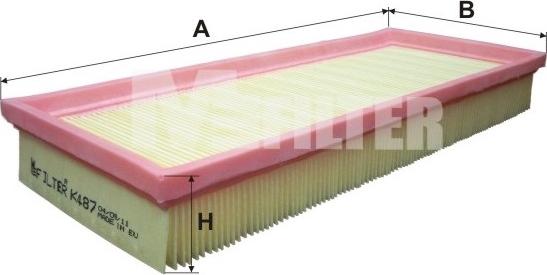 Mfilter K 487 - Filter za zrak www.molydon.hr