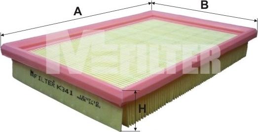 Mfilter K 341 - Filter za zrak www.molydon.hr