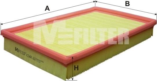 Mfilter K 244 - Filter za zrak www.molydon.hr