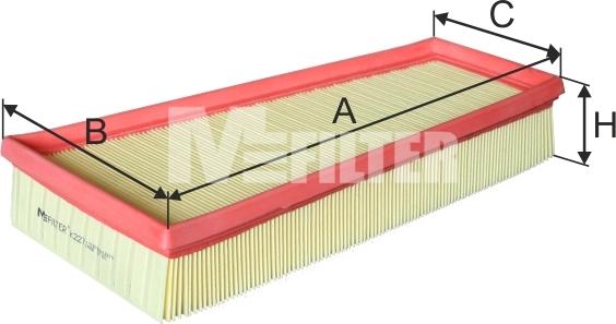 Mfilter K 227 - Filter za zrak www.molydon.hr