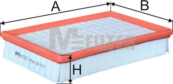 Mfilter K 754 - Filter za zrak www.molydon.hr