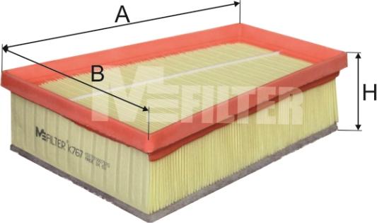 Mfilter K 767 - Filter za zrak www.molydon.hr