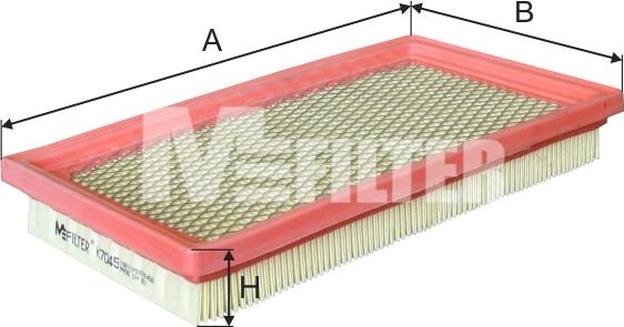 Mfilter K 7045 - Filter za zrak www.molydon.hr