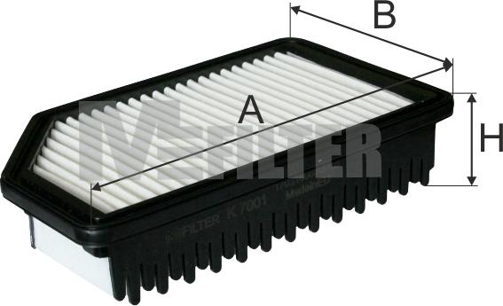 Mfilter K 7001 - Filter za zrak www.molydon.hr