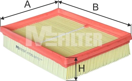 Mfilter K 7076 - Filter za zrak www.molydon.hr