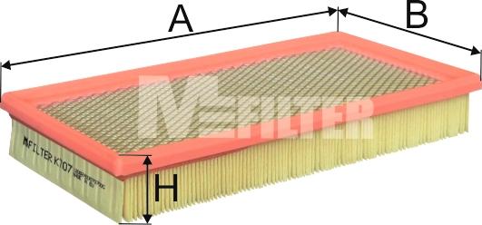 Mfilter K 707 - Filter za zrak www.molydon.hr