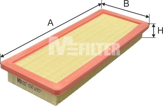 Mfilter K 7147 - Filter za zrak www.molydon.hr