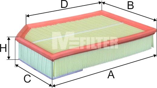 Mfilter K 738 - Filter za zrak www.molydon.hr