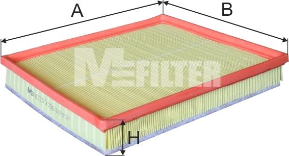 Mfilter K 726 - Filter za zrak www.molydon.hr