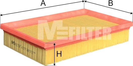 Mfilter K 777 - Filter za zrak www.molydon.hr