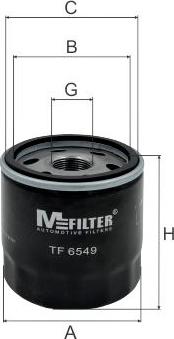 Mfilter TF 6549 - Filter za ulje www.molydon.hr