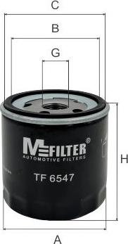 Mfilter TF 6547 - Filter za ulje www.molydon.hr