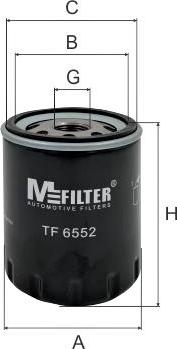 Mfilter TF 6552 - Filter za ulje www.molydon.hr