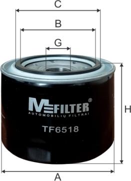 Mfilter TF6518 - Filter za ulje www.molydon.hr