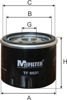 Mfilter TF 6531 - Filter za ulje www.molydon.hr